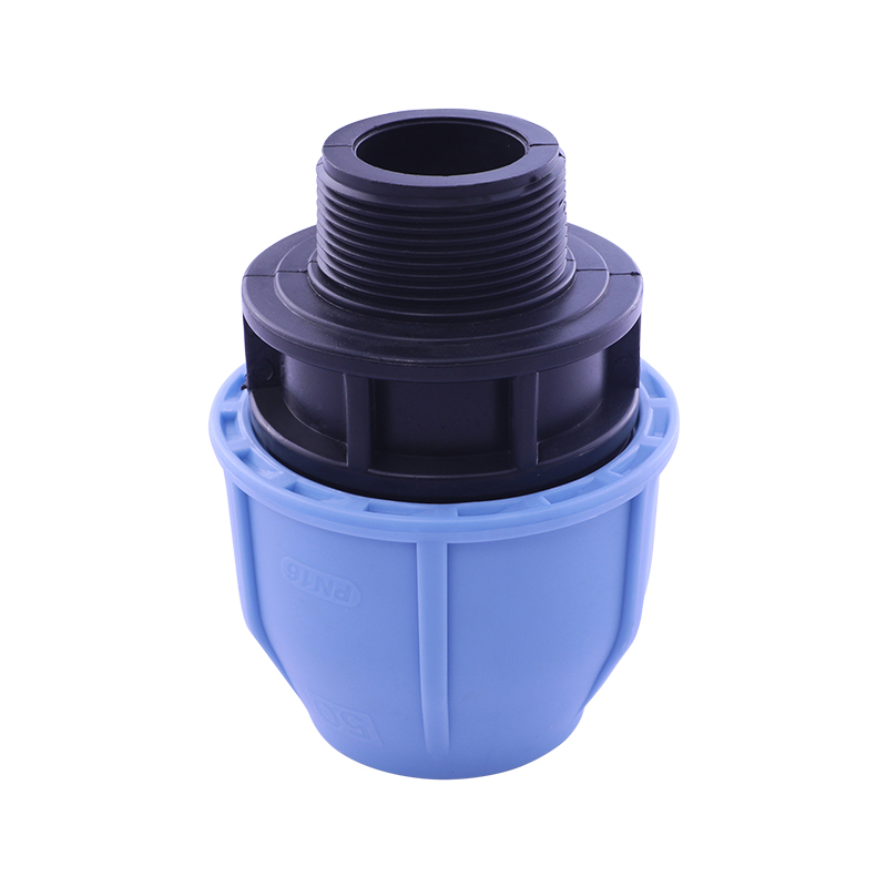 SAM-UK PP Compression Pipe Fitting Male Thread Adapter