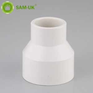sam-uk Factory wholesale high quality plastic pvc pipe plumbing fittings manufacturers 1 inch PVC sewer reducing coupling