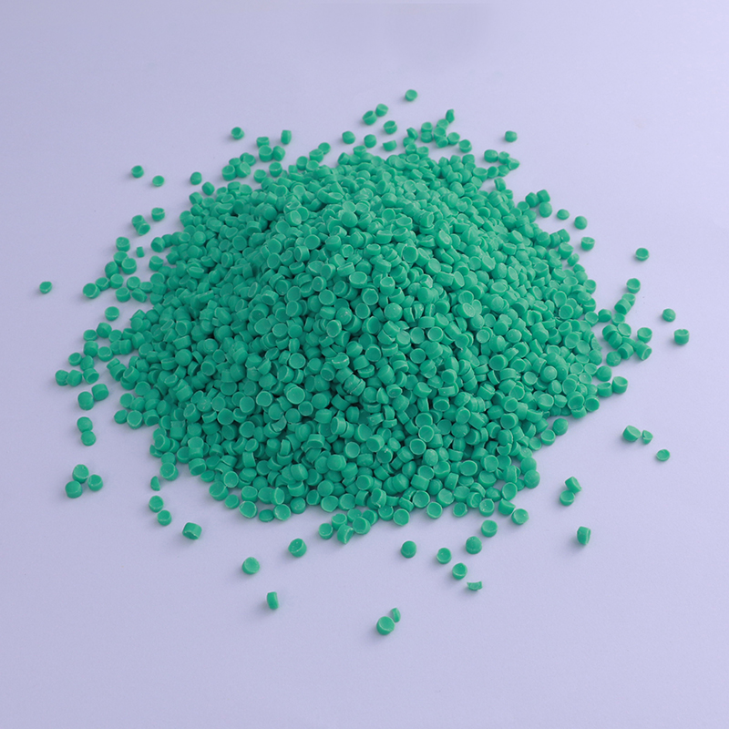 SAM-UK Original factory 100% high quality particle shape light green pvc other plastic raw materials