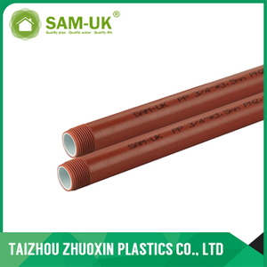 Plastic Tube Tubos Adaptador Tuberia Brown Color PPH Pipe and fittings