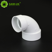 Drain Connection Pipe Plastic White PVC DWV Reducing 90 Degree Elbow Fittng Supplier