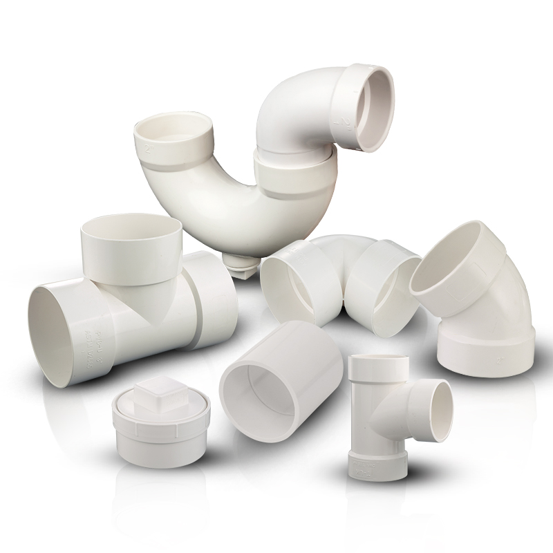 Factory wholesale high quality pvc pipe plumbing fittings manufacturers plastic PVC water tee pipe fitting