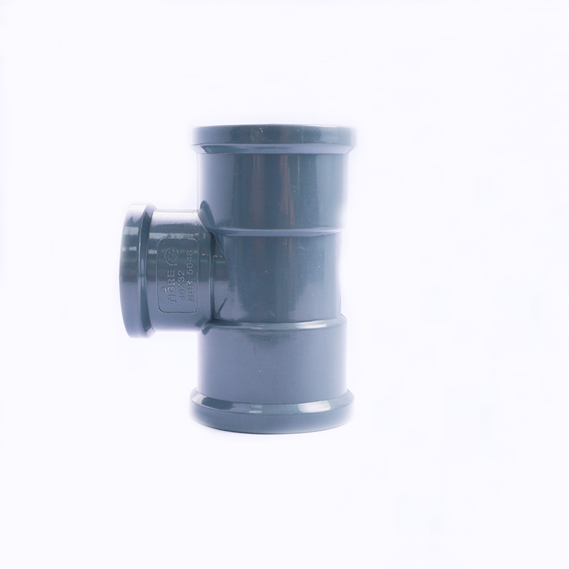 Factory wholesale high quality plastic pvc pipe plumbing fittings manufacturers PVC waste reducing tee supplier