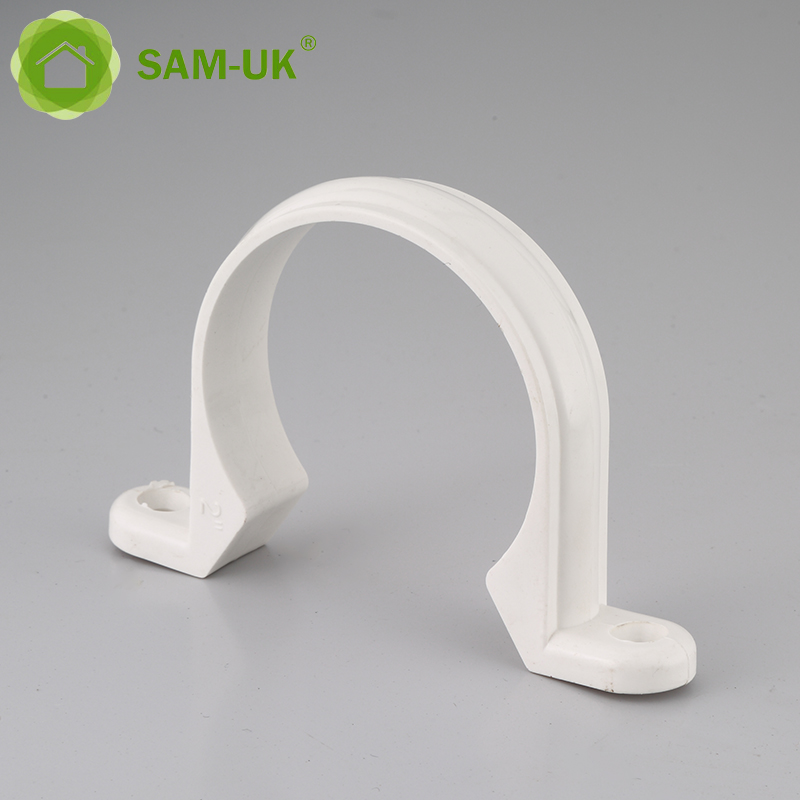 sam-uk Factory wholesale high quality plastic pvc pipe plumbing fittings manufacturers PVC Drainage pipe clip