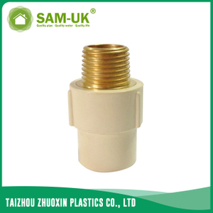 CPVC male brass adapter for water supply Schedule 40 ASTM D2846