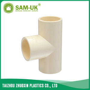 CPVC pipe tee for water supply Schedule 40 ASTM D2846