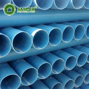 blue 6 in x 10 ft underground schedule 40 pvc thin wall pipe