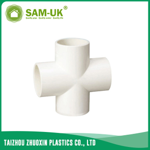 4 way PVC pipe connector for water supply GB/T10002.2