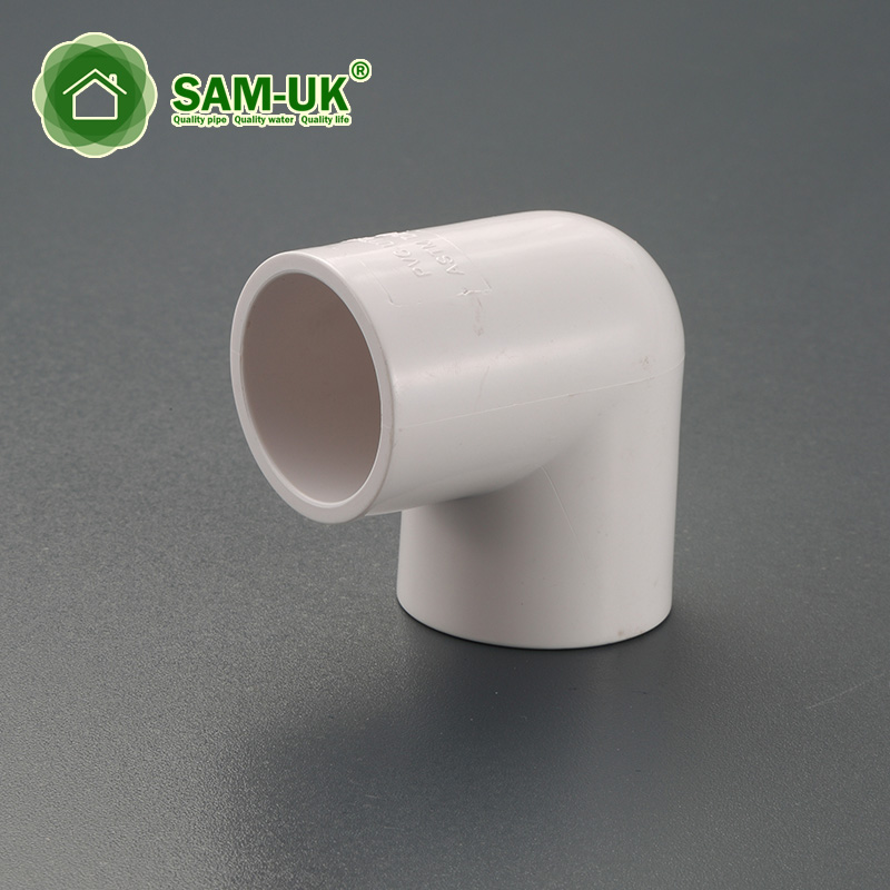 Plastic threaded schedule 40 1 inch PVC female pipe elbow for building