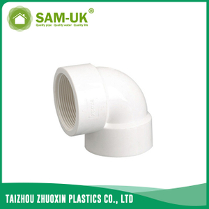 PVC threaded elbow for water supply BS 4346
