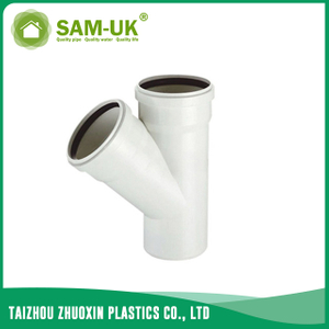 PVC sewer socket wye for drainage water NBR 5688