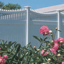 Privacy fence with top picket SU006