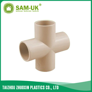CPVC pipe cross for water supply Schedule 40 ASTM D2846